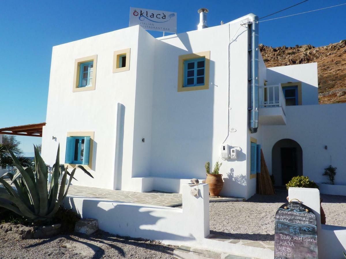 Oklacà Patmos Beach Rooms Skála Exterior foto